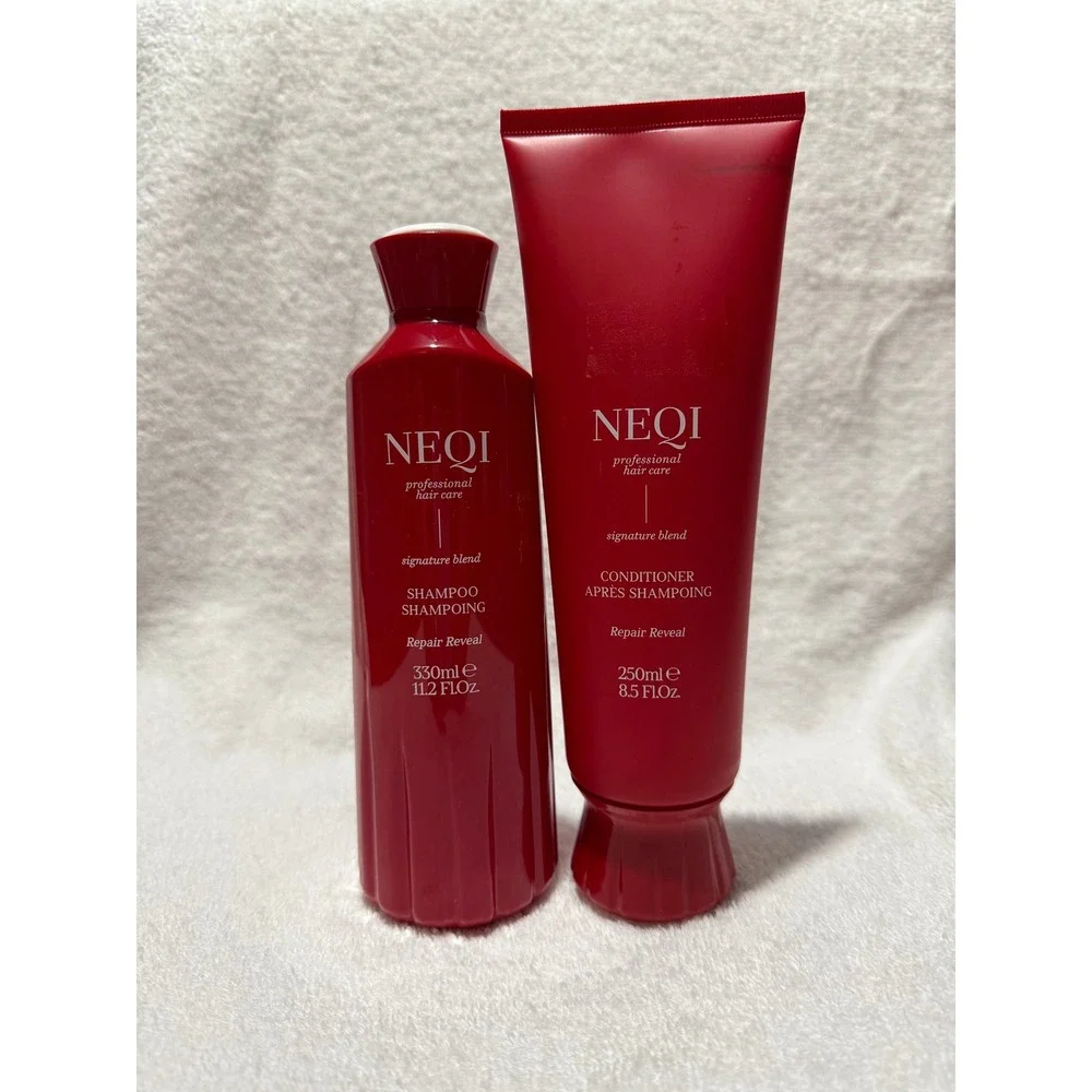 NEQI Professional Hair Care Repair Reveal Shampoo 11.2oz Conditioner 8.5oz Set